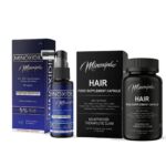 Set of Minoxiplus Hair Grower and Hair Growth Supplement Saw Palmetto + Vitamin D3 | Anti-Hair Fall