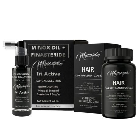 Set of TriActive and Hair Growth Supplement Alopecia Treatment Booster | Hair Loss Repair Solution