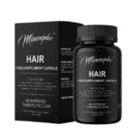 Minoxiplus Hair Growth Supplement Biotin + Saw Palmetto + Vitamin D3 | Anti-Hair Fall & Thinning | 90 Capsules 30-Day Supply